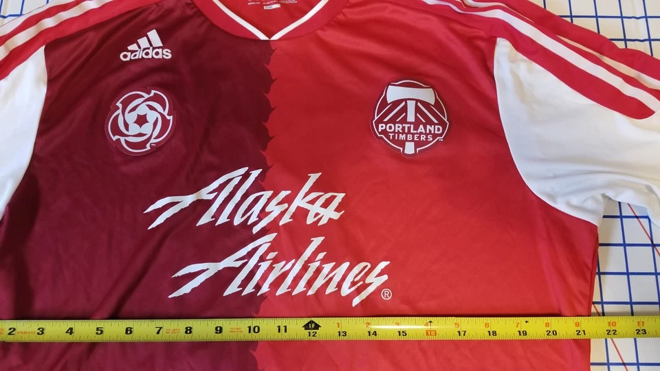 Camiseta de fútbol Adidas Portland Timbers edición del equipo MLS talla Juego 2XL Usado Foto 4 de 4