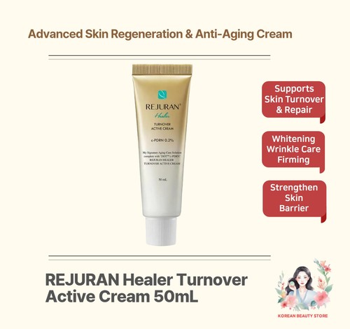 REJURAN Guérisseur Turnover Ampoule 30ml + Crème Active 50ml Duo K-Beauty Verre Peau - Photo 4/6