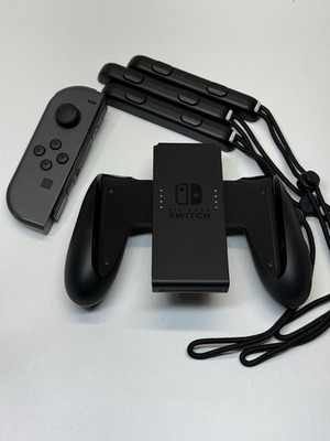 Nintendo Switch Grey (L) Joy Con Controller Tested Working +comfort Grip +wrist
