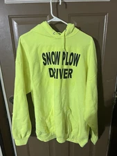 Neon Snow Plow Driver Hoodie