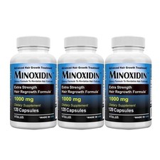 3 X  Mino 1000mg Hair Treatment Regrowth 120 Tabs Extra Strength Men Women