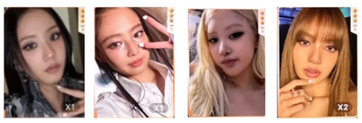 BLACKPINK [DEADLINE] 3RD MINI ALBUM QQ MUSIC STARLIGHT PHOTOCARD