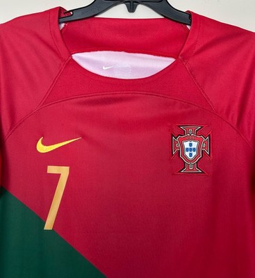 Nike Dri-fit Portugal Ronaldo #7 Soccer Jersey Women's Size XL Red
