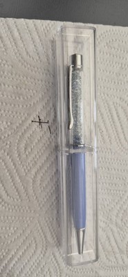 crystal hellgrün/blau Kugelschreiber grüne Kristalle 