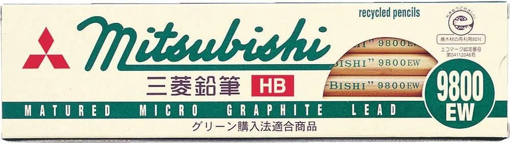 K9800ewhb Recycled Pencils, 9800ew Hb, 1 Dozen