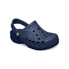 Crocs Baya Unisex Clogs M6 / W8 Navy Croslite Slip On Water Shoes Comfort