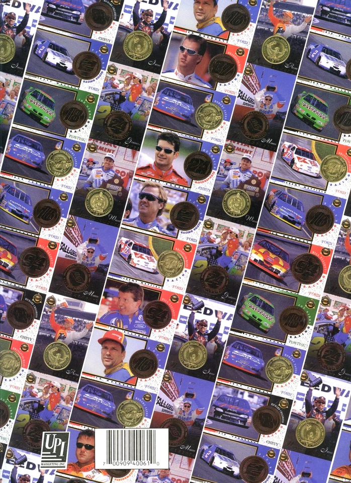 1998 PINNACLE 18 CARD & COIN ~ NASCAR With Official Save Mart Folder Sears Point - Image 4 of 4