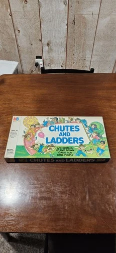 Milton Bradley Chutes and Ladders Board Game Complete Vintage 1970s MB Family