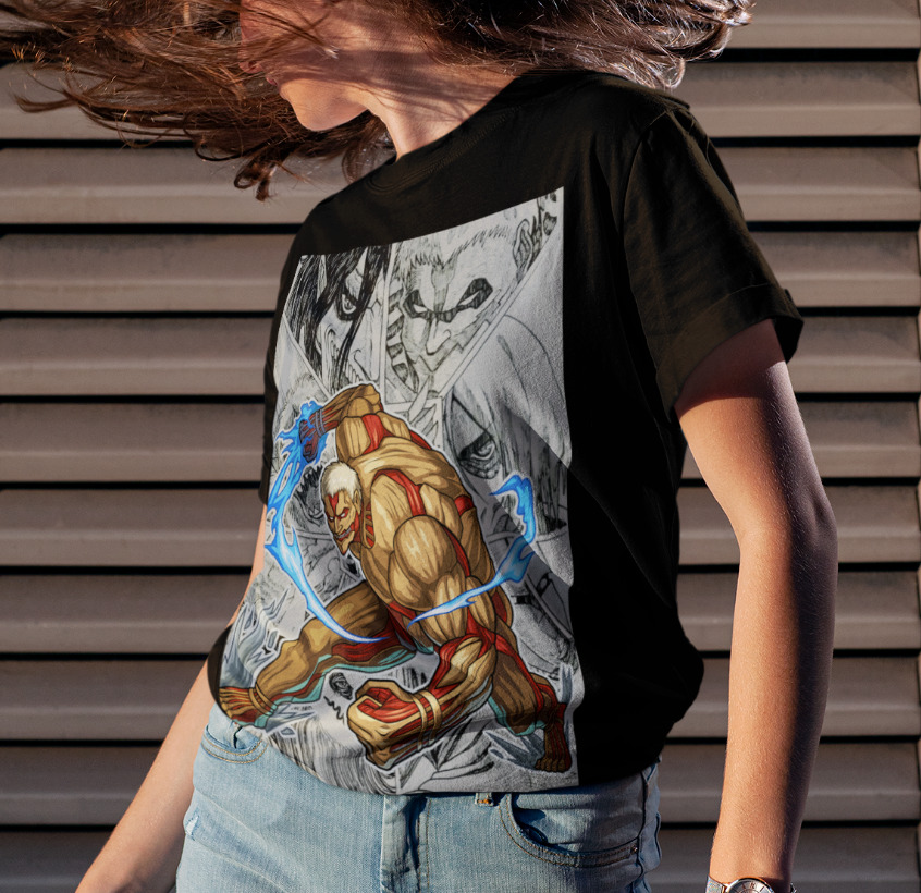 Attack on Titan Levi Shingeki No Kyojin Anime AOT Tshirt T-Shirt