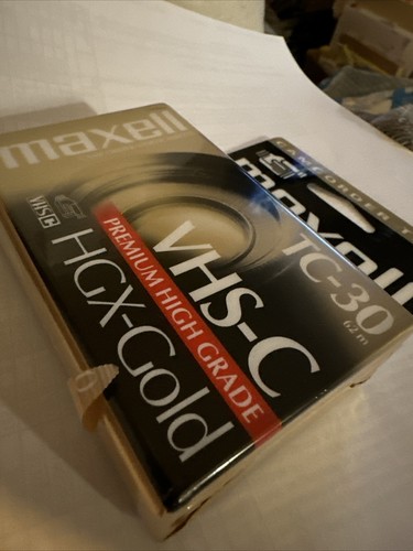 Maxell TC-30 VHS-C HGX Gold Camcorder Tapes Videocassette NEU VERSIEGELT - Bild 17 von 21