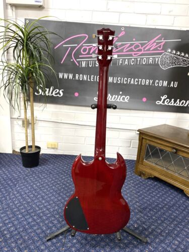 J&D Luthiers SG Style Electric Guitar (Cherry) humbuckers rock n roll - Picture 5 of 5