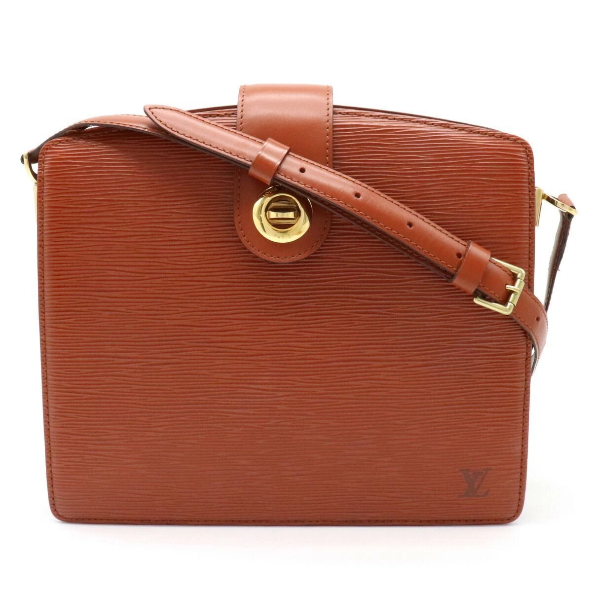 Louis Vuitton Capucines M52343 Kenyan Brown Epi Shoulder Bag Free Shipping