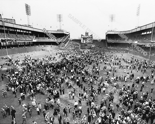 POLO GROUNDS FINAL GAME NEW YORK GIANTS 8X10 PHOTO EBay