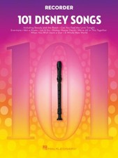 101 Disney Songs for Recorder Instrumental Sheet Music Book NEW 000366060