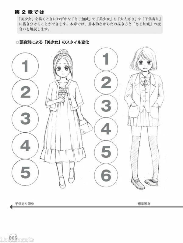 How To Draw Cute Girl Face Body Character Book Anime Manga Japan A0070 For Sale Online Ebay