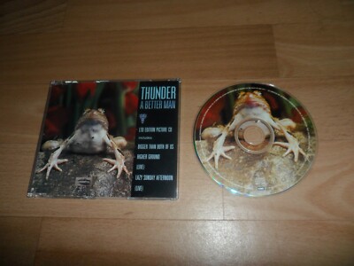 THUNDER - A BETTER MAN  (RARE LTD EDITION 4 TRACK PICTURE DISC CD SINGLE - 1993)