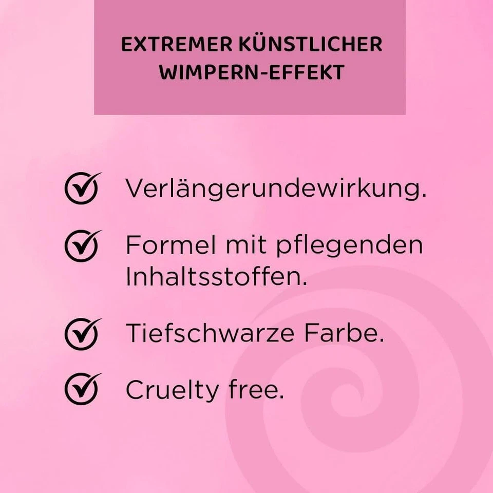 - Extension Volume Mascara Schwarz 4D Falsche Wimpern Effekt Volume Wimperntu... - Bild 4 von 4