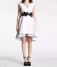 Haliston Heritage Floral Silk Faille Dress Size 6