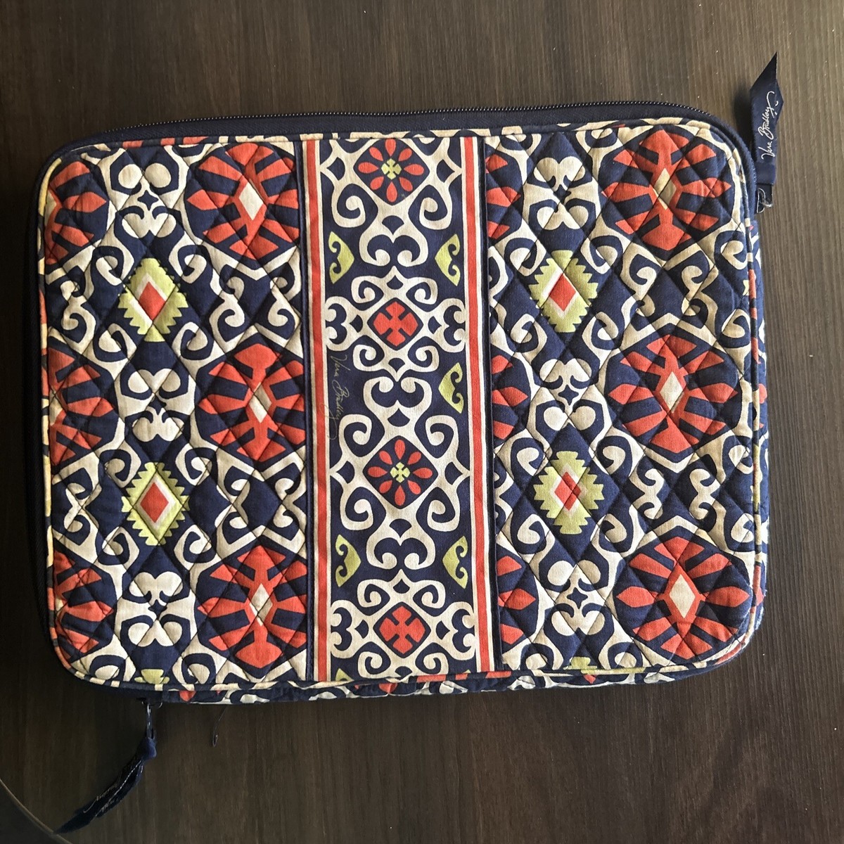 Vera Bradley Laptop Backpack - Sun Valley (Retired), Quilted Vera Bradley Soft Quilted Laptop Sleeve Sun Valley Retired  main image 4