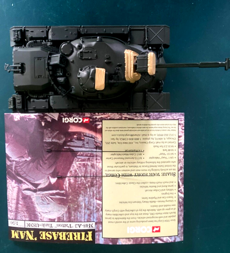 CORGI 50302 - FIREBASE NAM M48 A3 PATTON TANK USMC ARMY - SCALE 1:50 - MINT - Picture 4 of 12