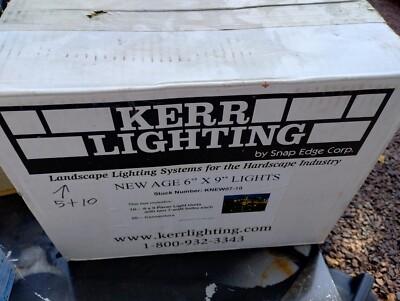(6-Pack KIT) Kerr Lighting New Age Paver Lights (6.25'' x 9.25'') for Driveways +.