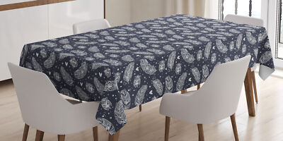 Feder Tischdecke Doodle Herz-Folk-Grafik