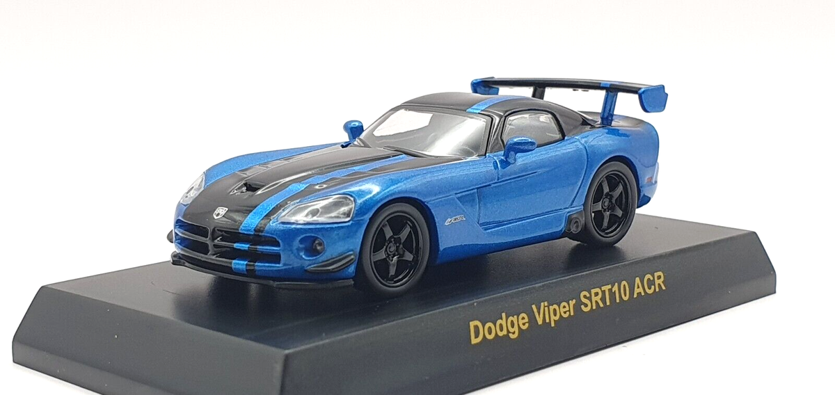 Kyosho 1/64 DODGE VIPER SRT10 ACR BLUE diecast car model | eBay