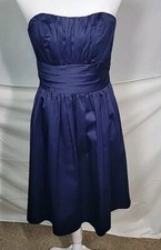 David's Bridal Blue Size 4 Prom HOCO Wedding Formal Bridesmaid