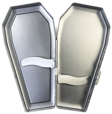 coffin shaped cigarette case Eclipse Assorted Purple Coffin Shaped Crushproof Metal Cigarette Case,  100s, #-P