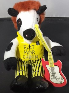 HTF Chick-Fil-A Plush Cow Rocker Guitar David Bowie RARE Eat Morâ Chikinâ | eBay