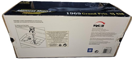 UNOPENED Rare 1/18 Ertl American Muscle 1969 PONTIAC GRAND PRIX SJ 428 - Picture 6 of 6