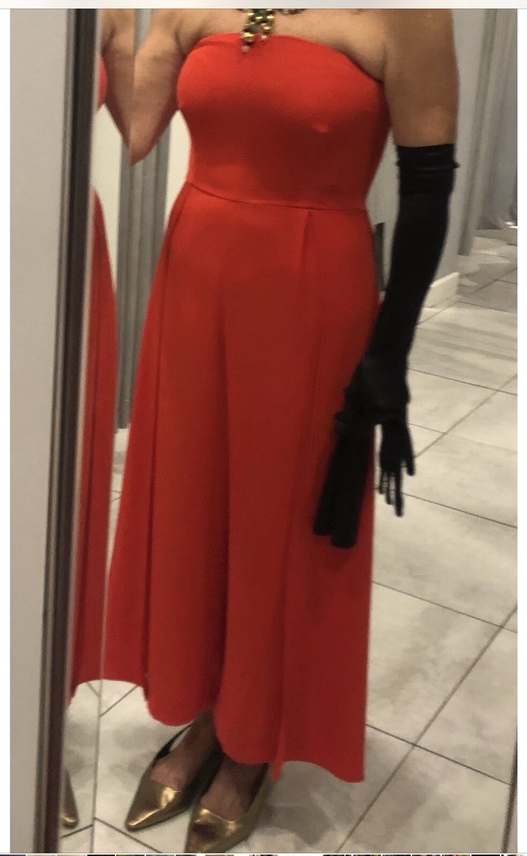 Gabrielle Union's Fabulous Strapless Pant/Skirt Dress Sz In