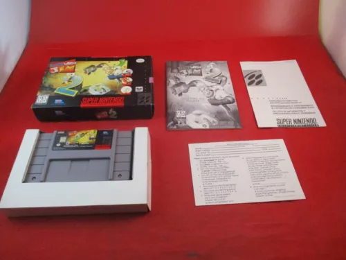 Earthworm Jim 2 (Super Nintendo SNES) COMPLETE w/ Box manual game WORKS!