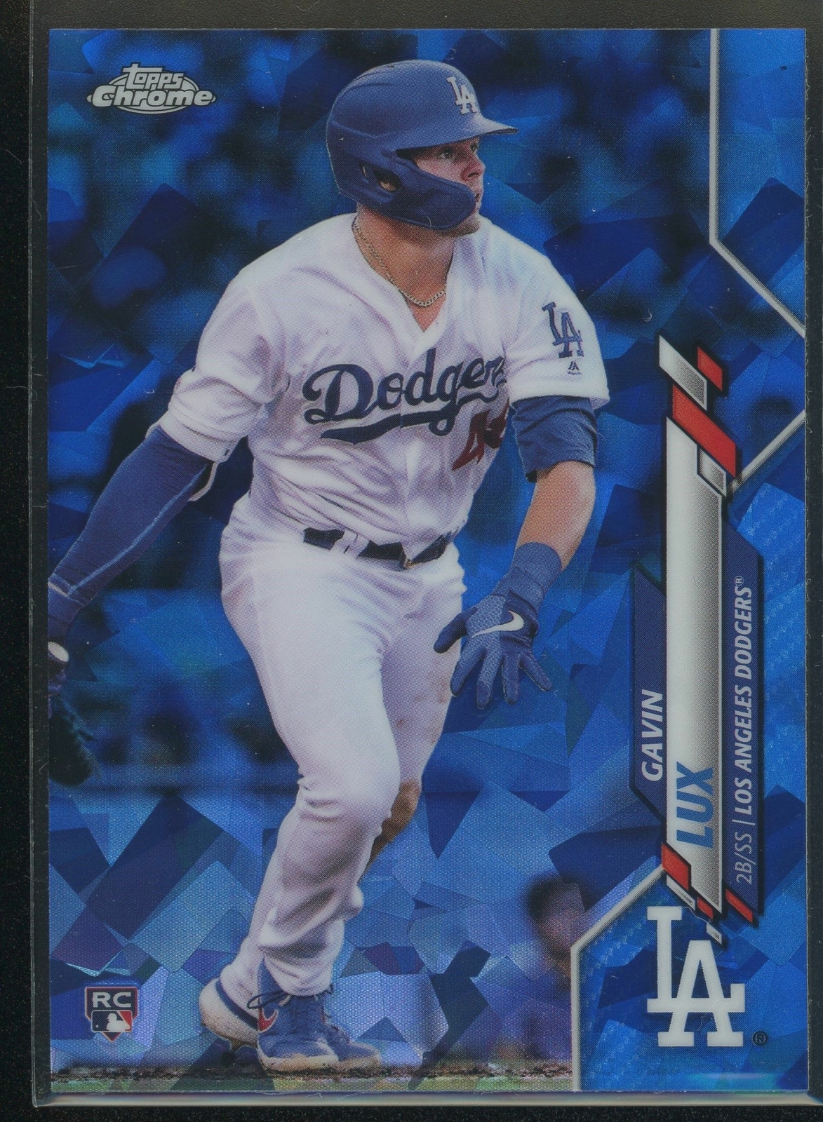 Gavin Lux 2020 Topps Chrome Sapphire RC ROOKIE #292 DODGERS