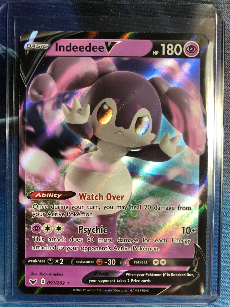 indeedee v pokemon card value - 091/202 Ultra Rare The item may be similar but not exactly the same as the image (e.g Indeedee V #39 Prices |