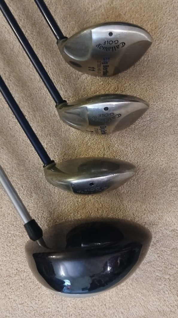 TZ GOLF - Callaway Big Bertha C4 10* Driver, Steelhead 5, 7, 11