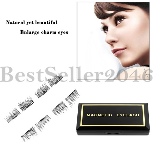 8pcs/4Pairs Magnetic False Eyelashes Ultra-thin Reusable Magnetic Fake Eyelash - Picture 2 of 6