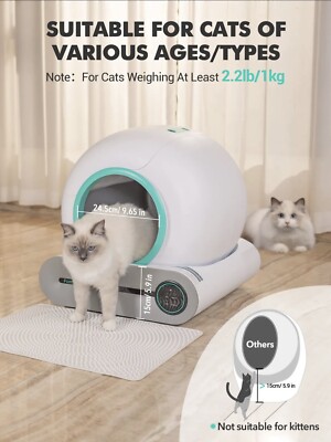 Famree Smart Self Cleaning Cat Litter Box Auto - 2023 Model