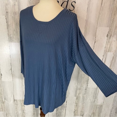 Torrid Sleep Women's Plus Size Ribbed Loungewear Long Sleeve Comfy Shirt  Top 1 | eBay
