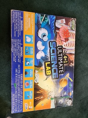 Weird Science 4 N 1 Ultimate Science Lab Mold Eyeball Erupt Volcano Build Solar