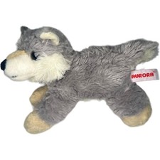 Aurora Flopsie Winter Wolf Plush Stuffed Animal Small 7
