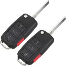 2 For 2002 2003 2004 2005 Volkswagen VW Jetta Keyless Entry Remote Car Key Fob