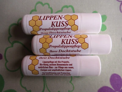 API SUPREME 3 Propolis Natur Lippenpflege mit Bienenwachs Lippen Balsam Pflegestift Bio