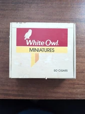 White Owl Miniatures Cardboard Cigar Box 6" x 5" x 2" General Cigar Company 