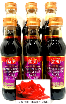 Haday Premium Seasoned Soy Sauce 16.9 oz ( Pack of 6 )~04/2026