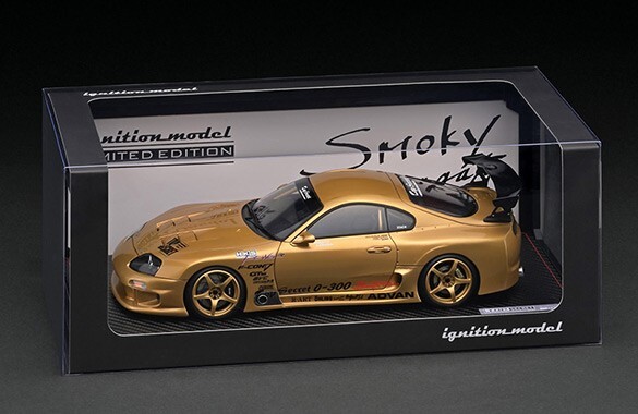 SUPER RARE* Ignition Model 1/18 TOP SECRET GT300 Supra JZA80 Gold