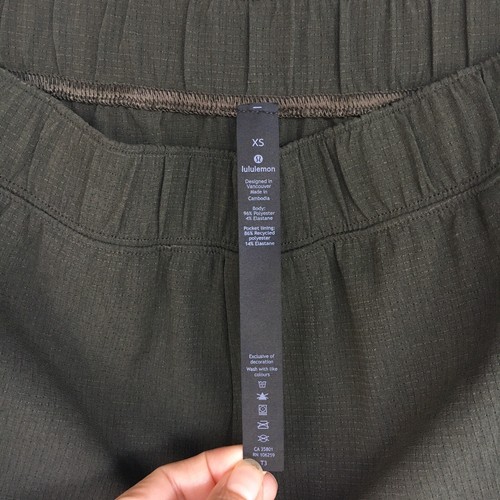 Lululemon Men's XS Surge Jogger Pants Green Side Snap Button Performance Sports - Picture 7 of 14