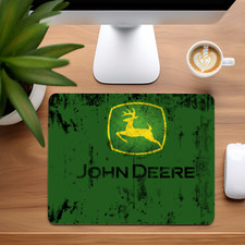 John Deere Grunge Custom Mouse Pad