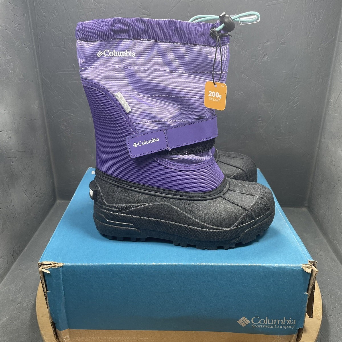 K・Sショップ Columbia Youth Powderbug Plus II Boots Size 2 Big Kids Slip