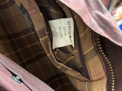 Barbour Bristol Wax Waterproof Cotton Brown Country Jacket Coat Size M 5178 - Bild 9 von 10